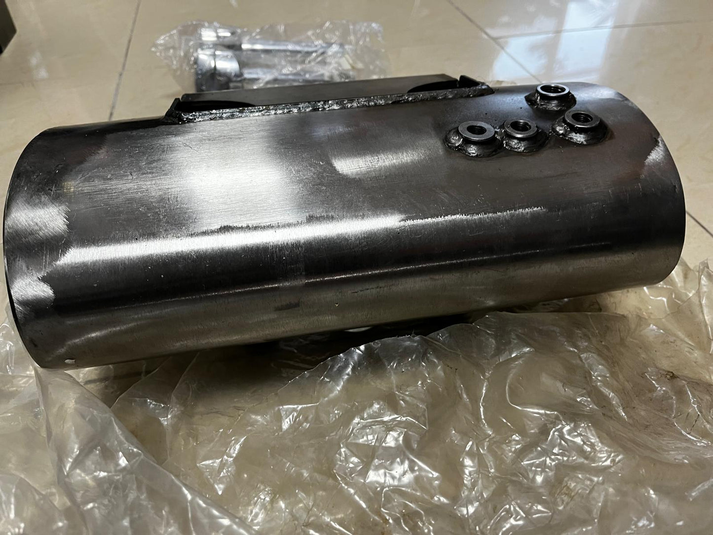 Tanque de aceite para preparacion personalizada de Harley Custom
