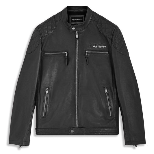 Chaqueta de cuero para Hombre Bullit Vegas Negro